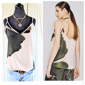 Access Silky Camouflage Print Cami NWT sz L